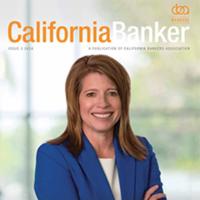 Graphic: Krista Snelling on the cover of California Banker 